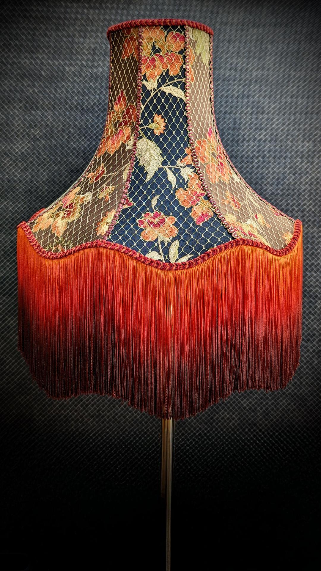 "Belle"  - One-of-a-kind Hand-stitched Lampshade